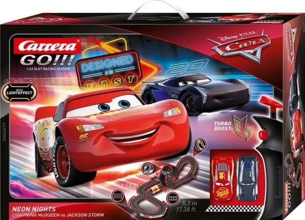 Carrera RC Neon Nights Cars, Kjøretøy og banesett, 6 år, Plast, Sort, Rød, Gult, Blå