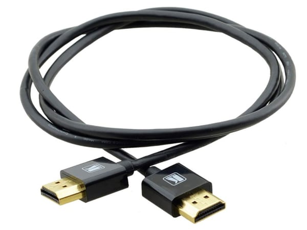 KRAMER HDMI-kabel C-HM/HM/PICO/BK-3 ultratynn og svært fleksibel HDMI-kabel med Ethernet svart 0,9m (97-0132003)
