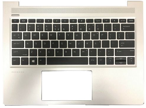 HP - Erstatningstastatur for bærbar PC - Internasjonal engelsk / kanadisk fransk - med toppdeksel - for ProBook 430 G6 Notebook, 430 G7 Notebook