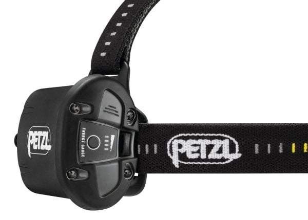 Petzl DUO S - Lommelykt til hodet - LED - svart/gul