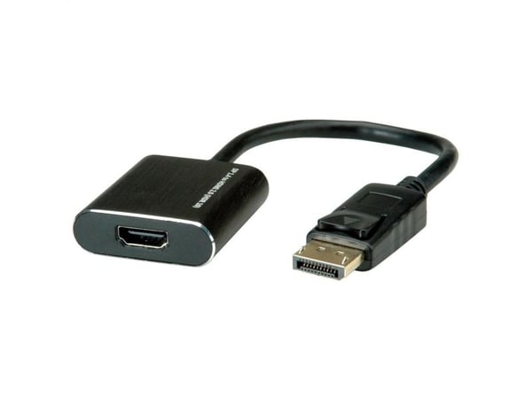 ROLINE 12.03.3164, 0,15 m, DisplayPort, HDMI Type A (Standard), Hankjønn, Hunkjønn, Rett