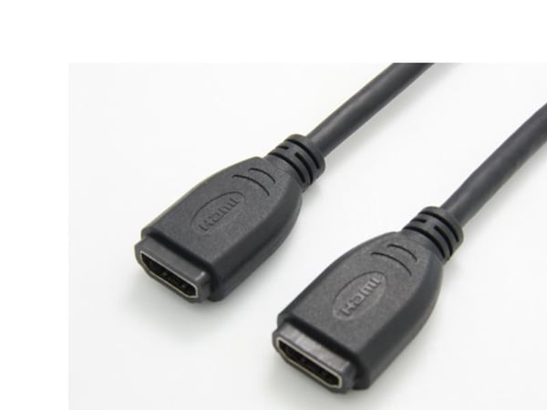 Arvo HDMI-jatkokaapeli HDMI-A naarasliitin, HDMI-A naarasliitin 0,20 m Musta 12.99.3123 HDMI-kaapeli HDMI-kaapeli