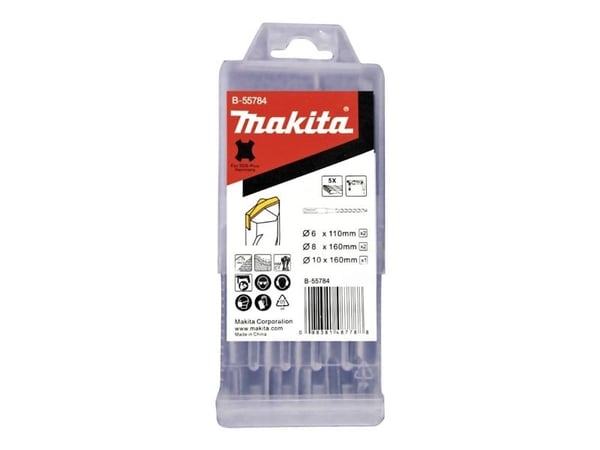 Makita B-55784, Poranteräsetti, SDS Plus