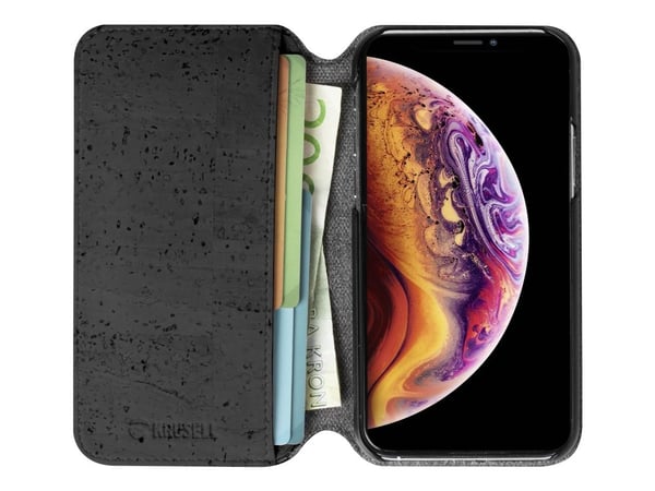 Krusell Birka, Folio-kotelo, Apple, Iphone 11 Pro Max, 16,5 cm (6.5"), Musta