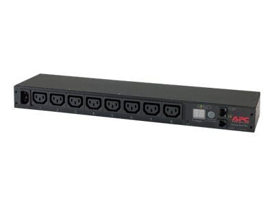 APC Metered Rack PDU AP7820B - Strømfordelerenhet (kan monteres i rack) - AC 200/208/230 V - 2300 VA - Ethernet 10/100 - inngang: IEC 60320 C14 - u...