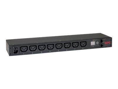 APC Metered Rack PDU AP7820B - Strømfordelerenhet (kan monteres i rack) - AC 200/208/230 V - 2300 VA - Ethernet 10/100 - inngang: IEC 60320 C14 - u...