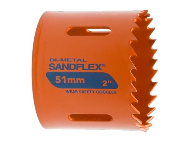 Bahco 3830-52-VIP, Enkelt, Bor, Metall, Plast, Rustfritt stål, Stål, Tre, Oransje, Koboltstål, Bimetall