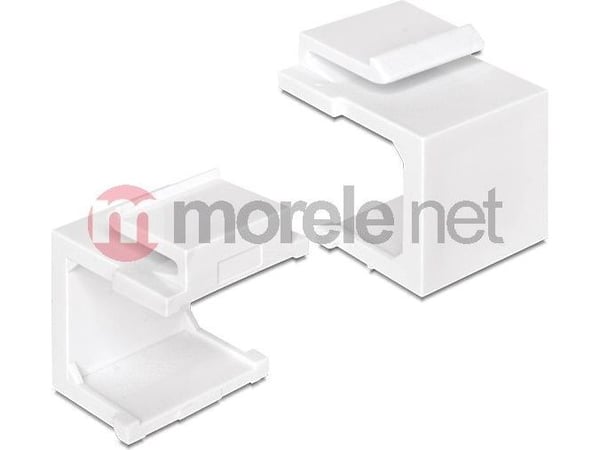 Delock - Modulinnlegshette - hvit (en pakke 4)