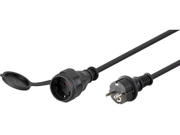 Goobay 71475, 10 m, 1 AC-pistorasia(a), Sisätila, Tyyppi F, Type F (CEE 7/4), IP44