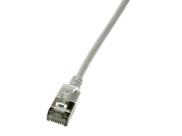 LogiLink SlimLine - Koblingskabel - RJ-45 (hann) til RJ-45 (hann) - 30 cm - SSTP, PiMF - CAT 6a - med støvel, halogenfri, formstøpt, uten hindringe...