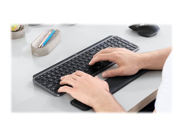 Logitech MX Palm Rest - Håndleddsstøtte for tastatur - grå