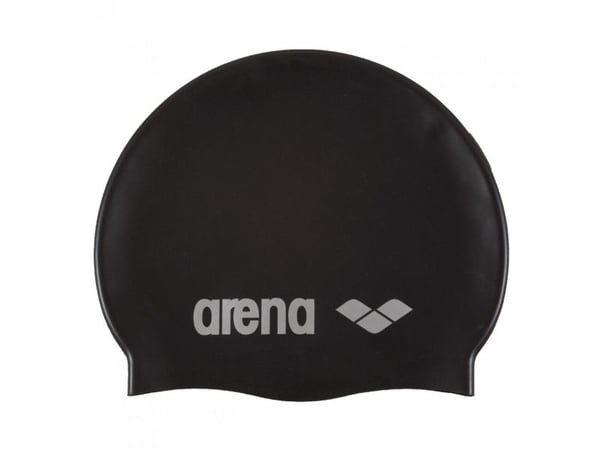 Arena Classic Silicone Cap, Musta, Hopea, Lippalakki, Unisex, Aikuinen, Uinti, Silikoni