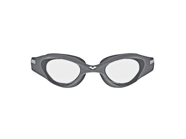 Arena The One Goggles, Unisex, Yksi koko, Harmaa, Termoplastinen kumi (TPR), Läpinäkyvä, Polykarbonaatti