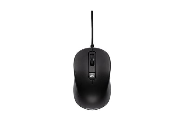 ASUS MU101C, Molempikätinen, Optinen, USB A-tyyppi, 3200 DPI, Musta