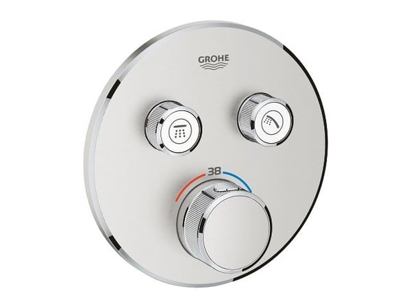 GROHE 29119DC0, Bad &amp; dusj, Svingbare ventiler, Stål, Stål