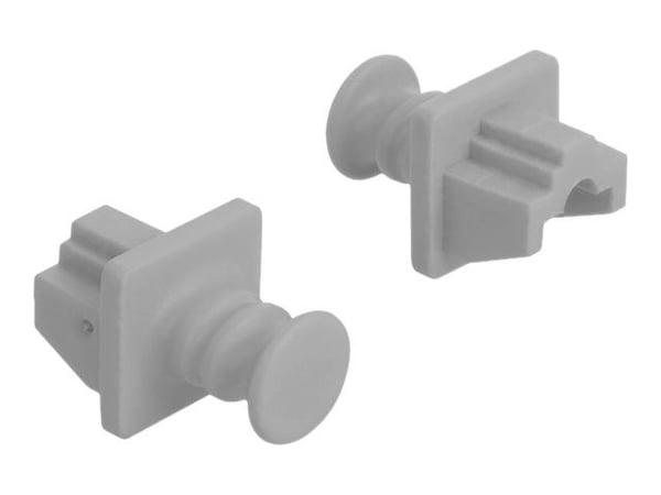 Delock for RJ45 - Dammskydd - grå (paket om 10)