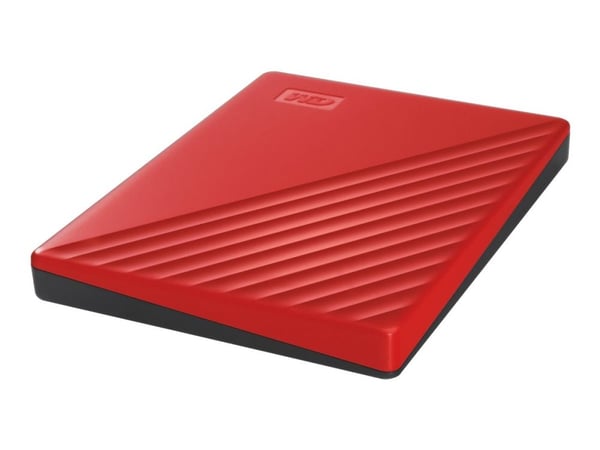 Western Digital My Passport, 2000 GB, 2.5", 3.2 Gen 1 (3.1 Gen 1), Punainen