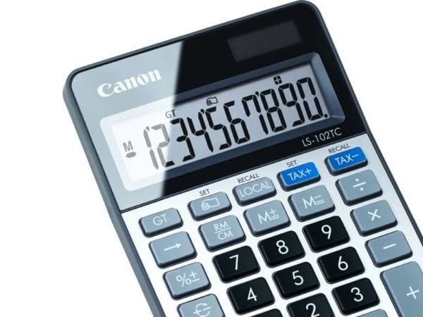 Canon LS-102TC - Skrivbordskalkylator