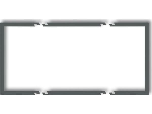 Karlik Double frame filler sarja Deco grafiitti matt (28DRW-2)