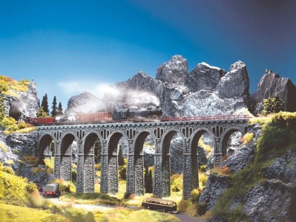 NOCH Quarrystone Viaduct, N (1:160), Grå