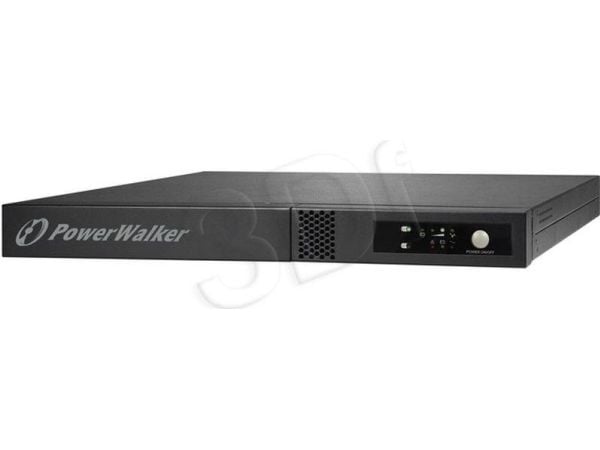 PowerWalker VFI 1000R/1U, Dobbeltkonvertering (Online), 1 kVA, 800 W, Sinus, 110 V, 300 V