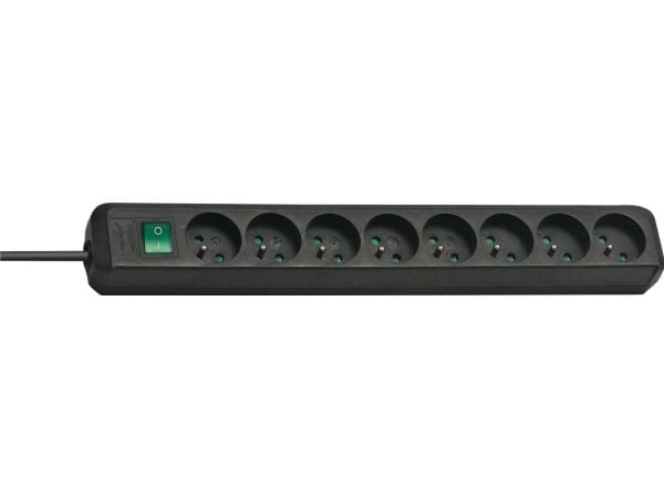 Brennenstuhl Eco-Line power strip ordinary 8 sockets 3m black (1159301018)