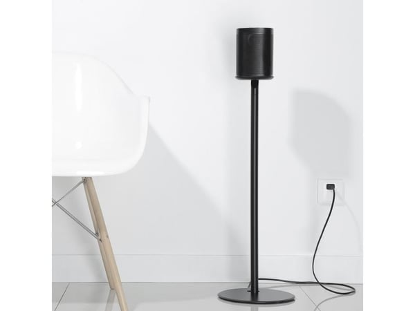 Maclean MC-841 - Stativ - for høyttaler(e) - svart - plassering på gulv - for Sonos One, PLAY:1