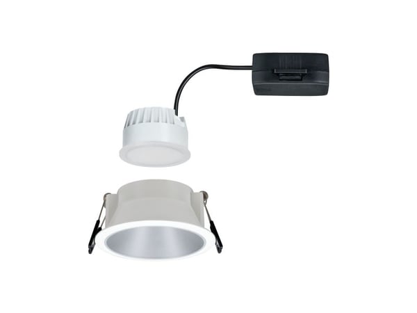 Paulmann 934.09, Innsunket spotlight, Ikke-utskiftbare pærer, 1 ampuller, 6,5 W, 460 lm, Sølv, Hvit
