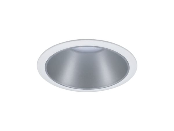 Paulmann 934.09, Innsunket spotlight, Ikke-utskiftbare pærer, 1 ampuller, 6,5 W, 460 lm, Sølv, Hvit