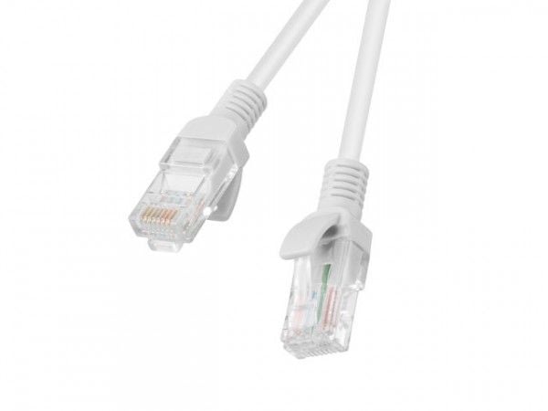 Lanberg - Koblingskabel - RJ-45 (hann) til RJ-45 (hann) - UTP - CAT 6 - formstøpt, uten hindringer - grå, RAL 7035