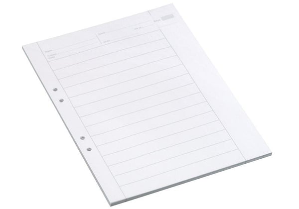 BANTEX TENTTIPAPERI, VALKOINEN, VUORATTU 18 MM, A4, RUOTSALAISELLA REIÄLLÄ VARUSTETTUNA