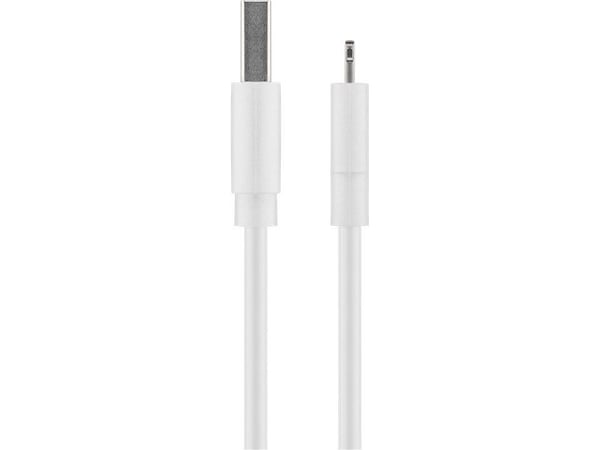 Goobay 72907, 2 m, Lightning, USB A, Uros, Uros, Valkoinen