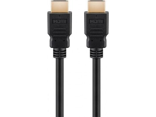 Goobay 41081, 0,5 m, HDMI Type A (Standard), 2 x HDMI Type A (Standard), 48 Gbit/s, musta