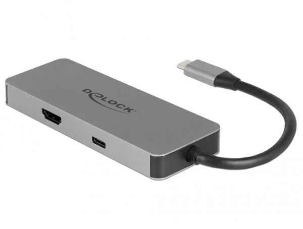 Delock USB Type-C telakointiasema mobiililaitteille - Telakointiasema - USB-C - HDMI