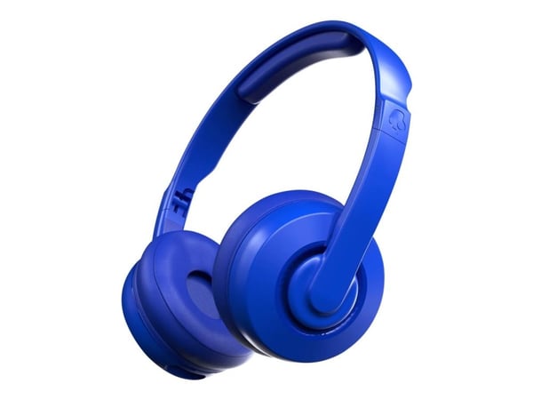 Skullcandy Cassette - Hodetelefoner med mikrofon - on-ear - Bluetooth - trådløs - koboltblå