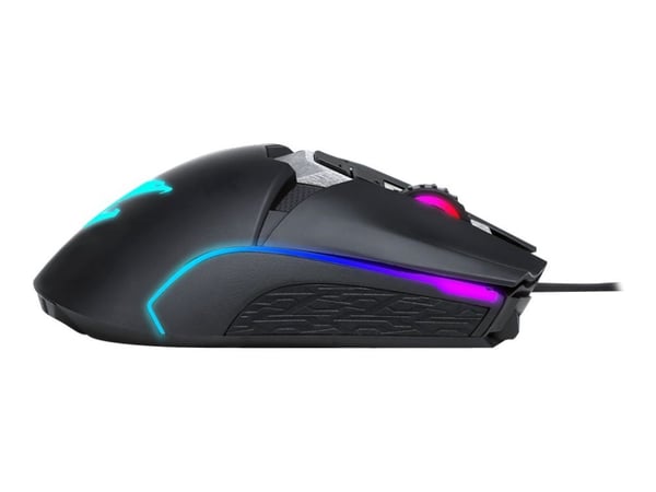 AORUS M5 - Mus - høyrehendt - optisk - kablet - USB - matt svart