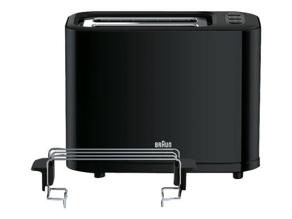 Braun PurEase HT3010 BK - Brødrister - 2 skive - 2 Spor - svart
