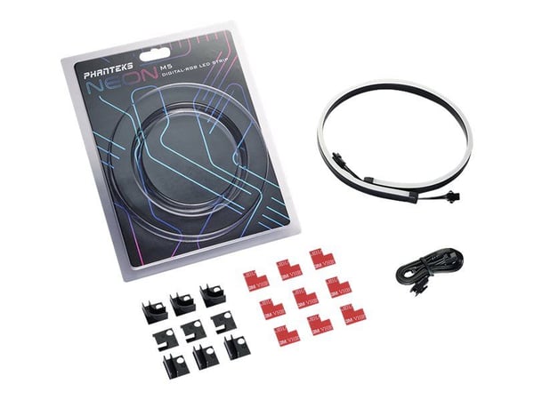 Phanteks PH-NELEDKT_M5 - Systemhusbelysning (LED) - atlasksort - 55 cm