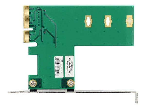 Delock PCI Express x4 Card > 1 x internal NVMe M.2 Key M - Diskkontroller - 1 Kanal - M.2 Card - PCIe 3.0 x4