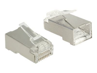 DeLOCK 86453, RJ-45, Läpinäkyvä, Polykarbonaatti, Cat6, U/UTP (UTP), Kulta