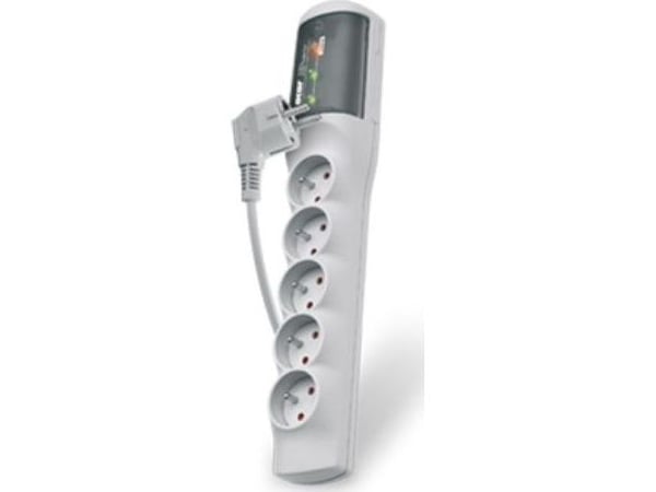 HSK DATA acar XP ultra, 5 AC-utganger, 230 V, 50 Hz, 10 A, Grå, Plast