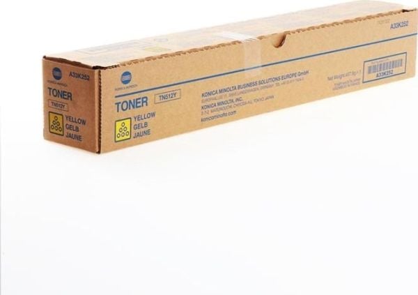 Konica Minolta TN-512Y, 35000 sivua, Keltainen, 1 kpl