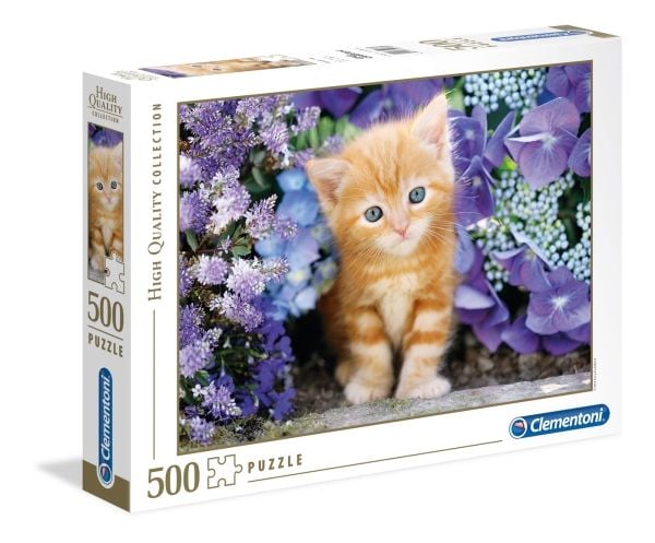 Clementoni High Quality Collection - Ingefärafärgad katt - pussel - 500 delar