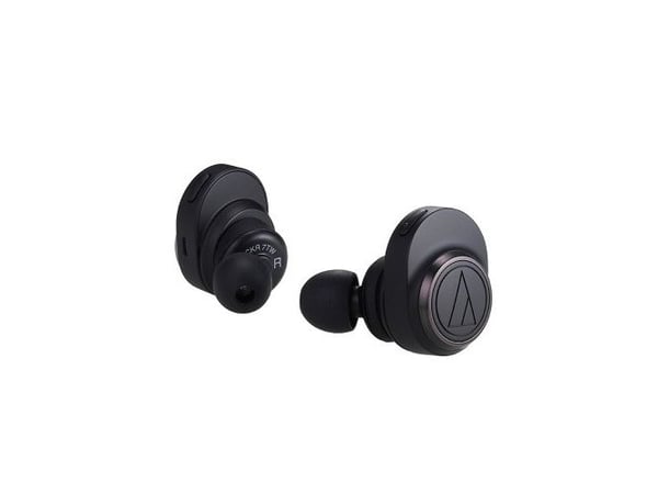 Audio-Technica ATH CKR7TW - True wireless-hodetelefoner med mikrofon - i øret - Bluetooth - svart