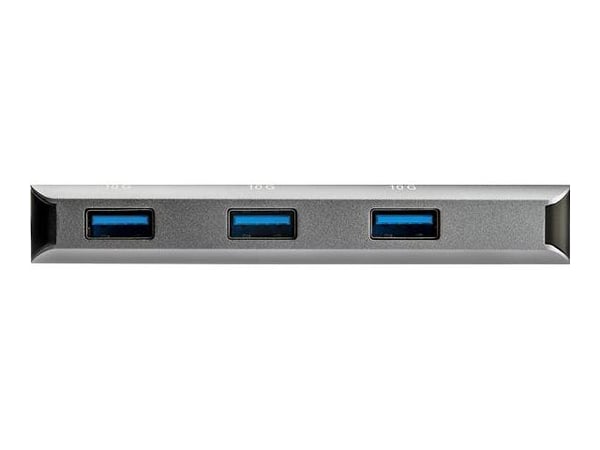 StarTech.com HB31C3ASDMB, USB 3.2 Gen 2 (3.1 Gen 2) Type-C, Musta, Harmaa, SD, USB 3.2 Gen 2 (3.1 Gen 2) Type-A, Toiminta/Seikkailu, Linkki, Alumii...