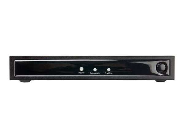 StarTech.com VID2HDCON2, Aktiivinen videomuunnin, Musta, Muovi, CE, FCC, REACH, 1280 x 720 pikseliä, 720p