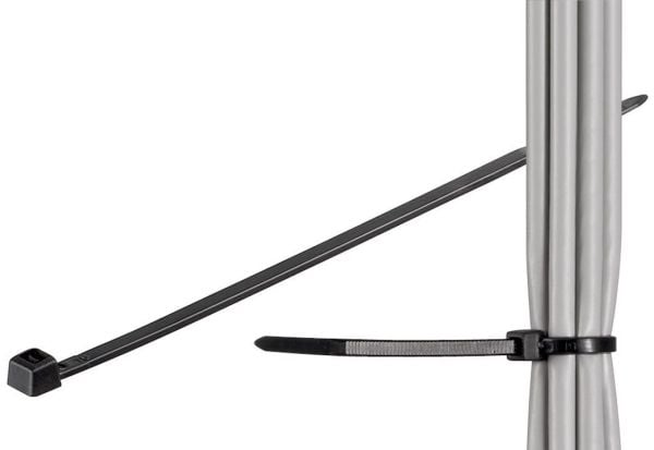 Goobay 17069, Irtirepäistävä johdinside, Nailon, Musta, -35 - 85 °C, 200 mm, 2,5 mm