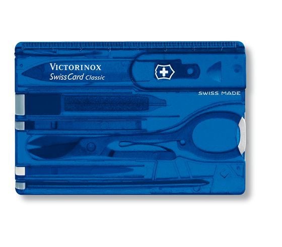 Victorinox SwissCard Classic, Blå, Transparent, ABS synthetics, 82 mm, 4,5 mm, 26 g