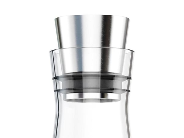 EMSA FLOW Slim karaffel 1l rustfritt stål - Transparent (515675)