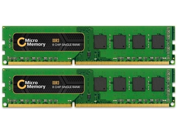 CoreParts - DDR3 - sett - 16 GB: 2 x 8 GB - DIMM 240-pin - 1600 MHz / PC3-12800 - ikke-bufret - ikke-ECC
